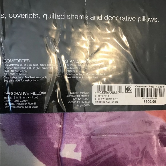 Inc 3 Piece Gigi Twin Comforter Set.. - Picture 4 of 5